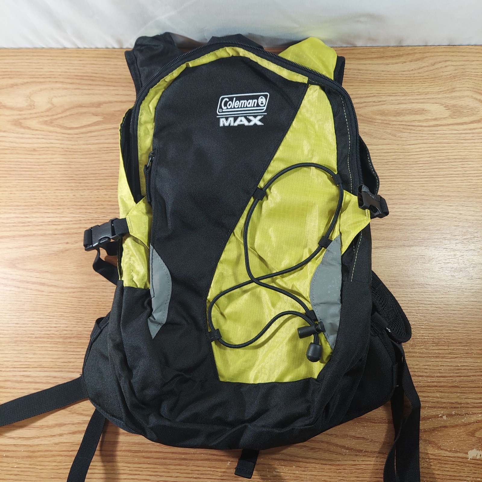 Coleman Max Hydration Hiking Backpack No Bladder Yellow Camping Travel