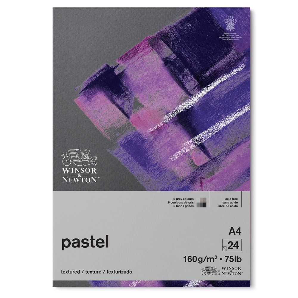 Winsor Newton Pastel Paper Pad in Grey Colours A4