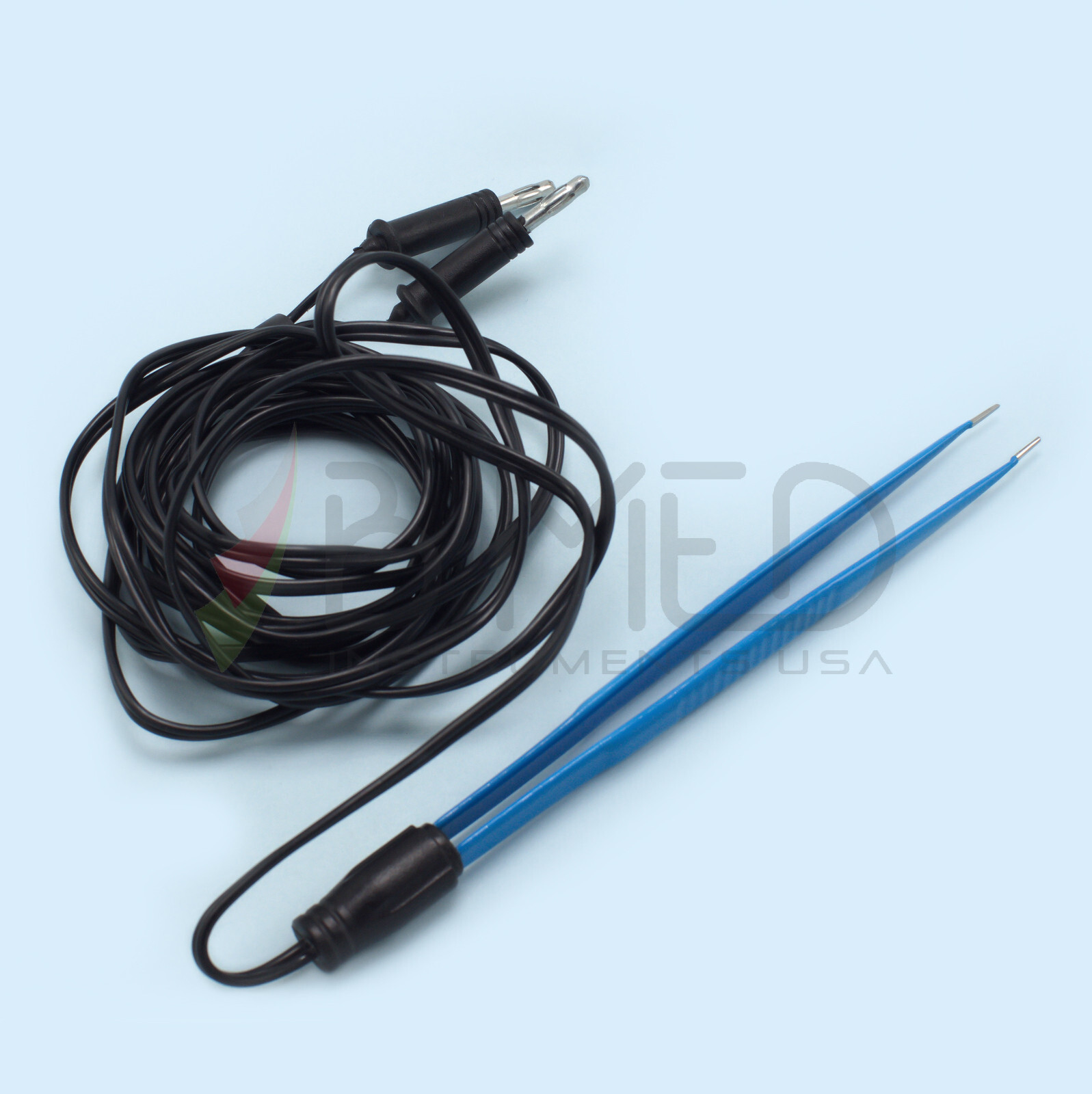 Disposable Bipolar Cushing Tissue Forceps With Cable Insulated Electrosurgery