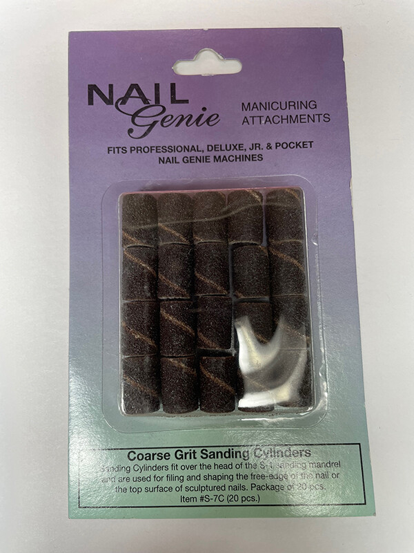 Nail Genie Coarse Grit Sanding #S-7C Cylinders 20pcs