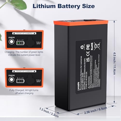 2-Pack 5000mAh Replacement Battery Pack for Moultrie Edge | Compatible 2Pack