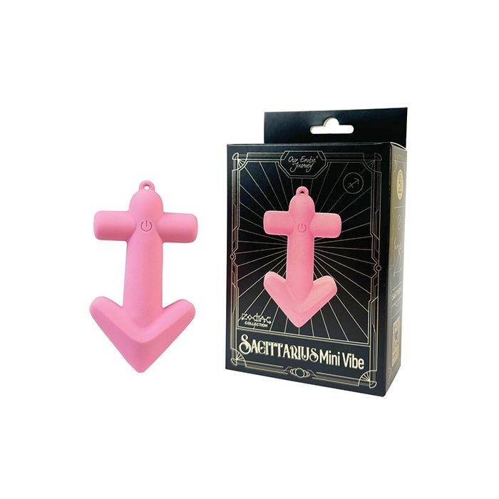Our Erotic Journey Rechargeable Zodiac Sagittarius Mini Vibe Light Pink