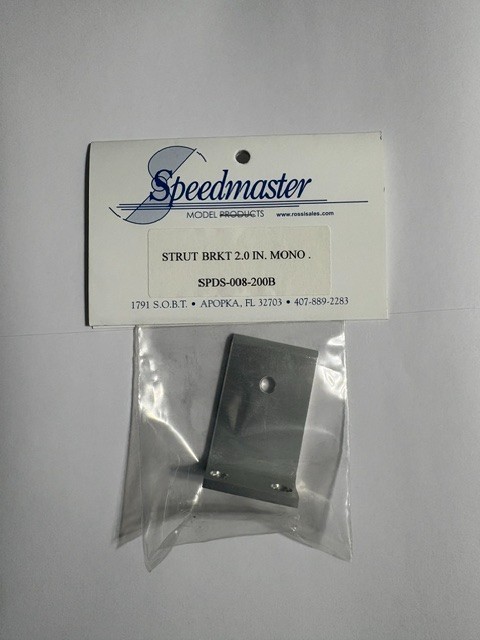 SPEEDMASTER MODEL PRODUCTS, SPDS-008-200B  Large Mono Strut Bracket 2"L (QTY 2)