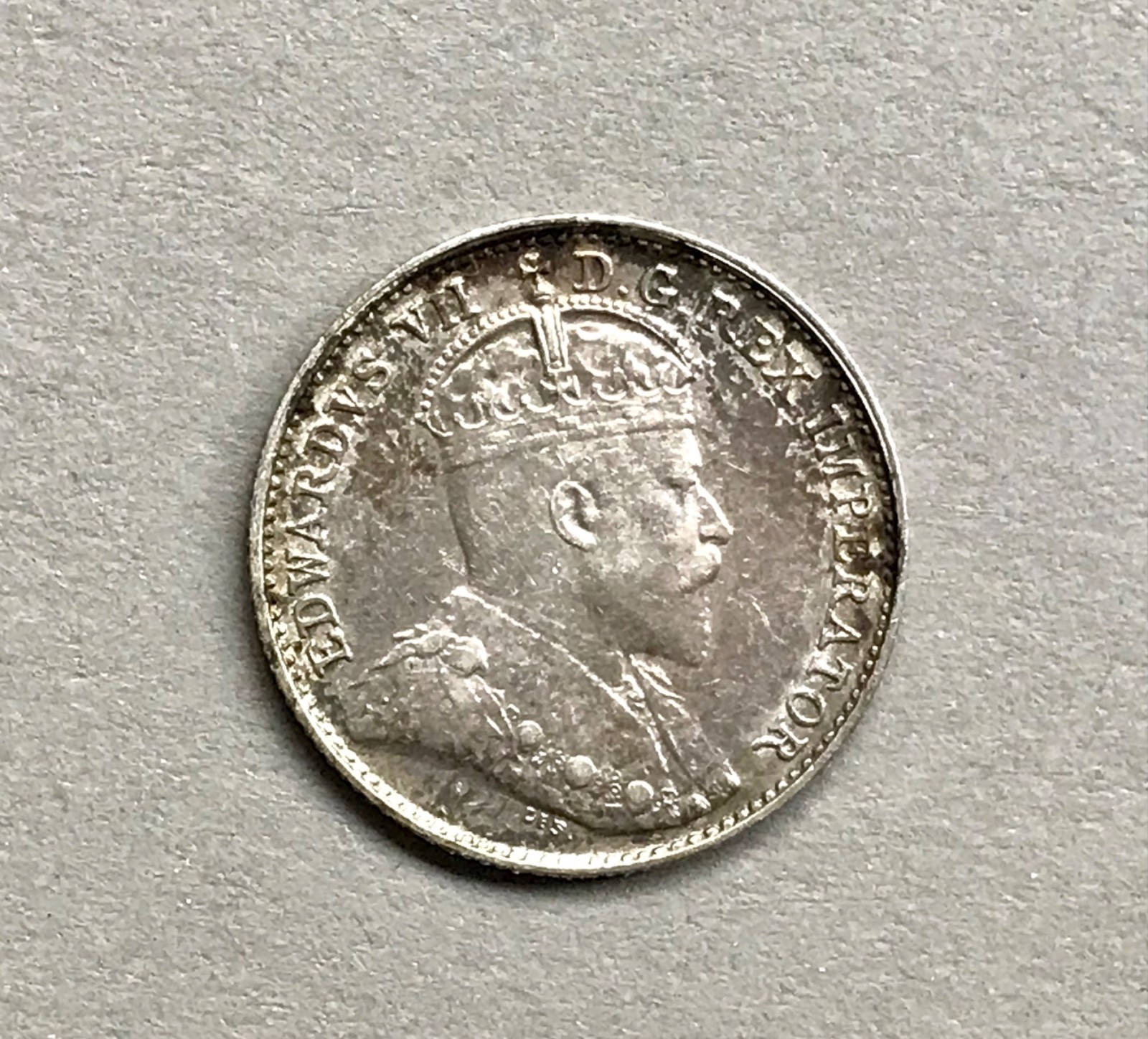 1908 Canada Five Cents Silver
