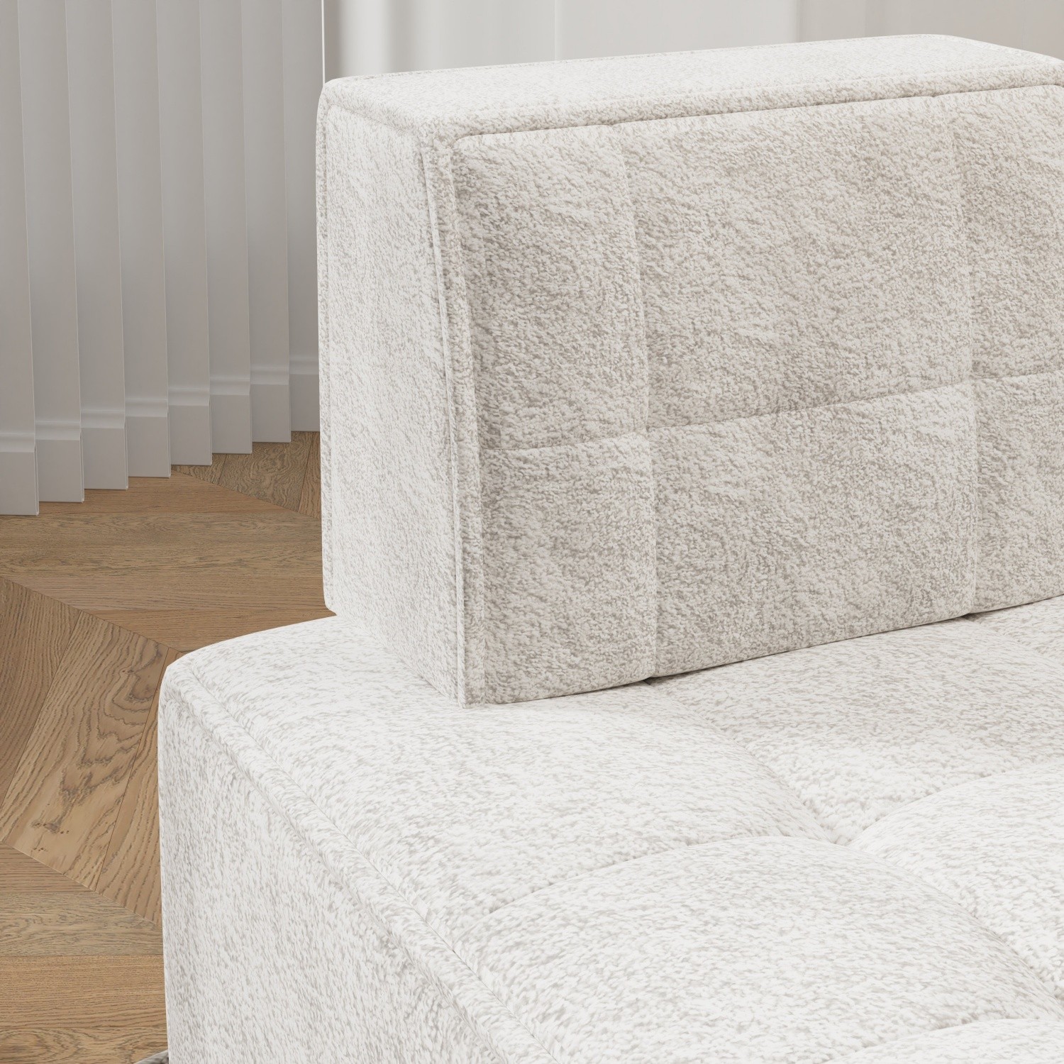 Modern Accent Chair Single Sofa Floor Sofa Armless Leisure Sofa Reading Chairs