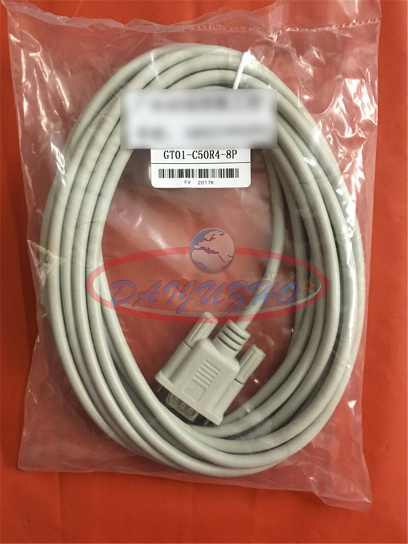 NEW For Mitsubishi FX Series PLC Cable GT01-C50R4-8P 5M