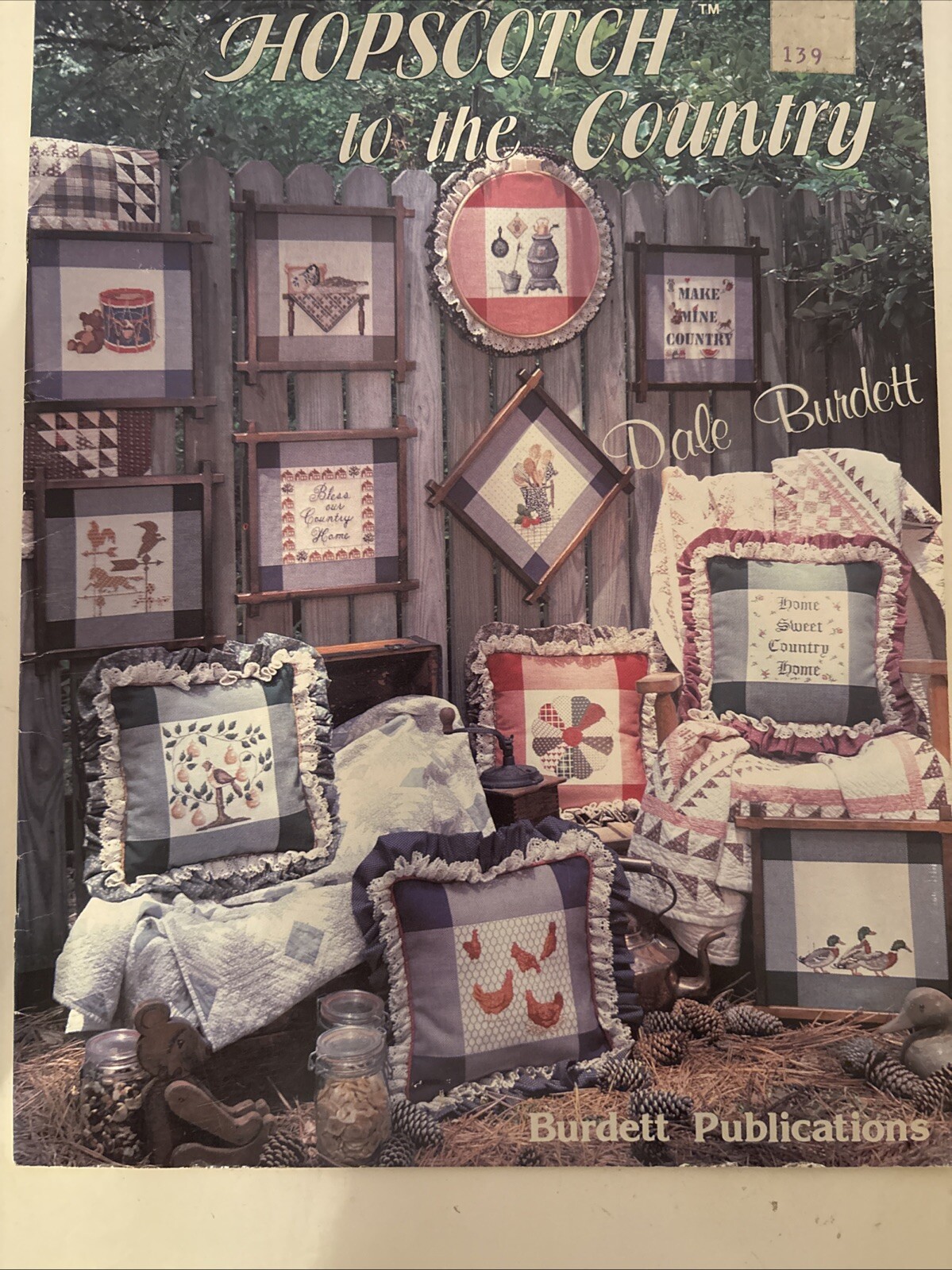 Burdett Publication Hopscotch To The Country 15 Designs Dale Burdett Ducks Birds