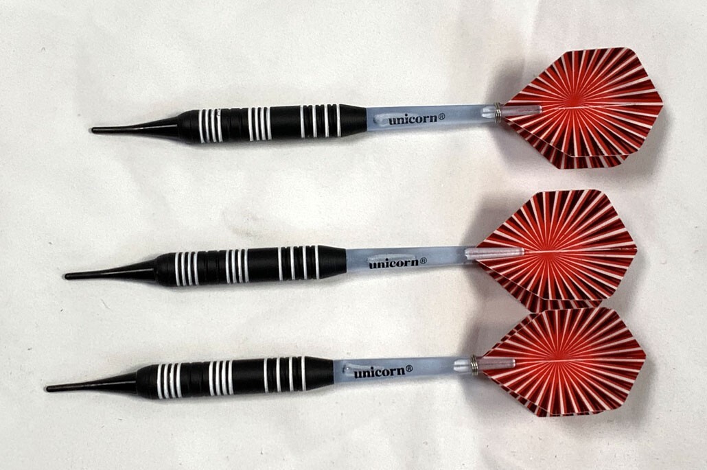 Unicorn Soft Tip Darts Flights Case Accessories Lot