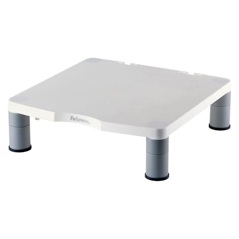 FELLOWES 91712 Monitor Stand,4 in H,Platinum 22W776