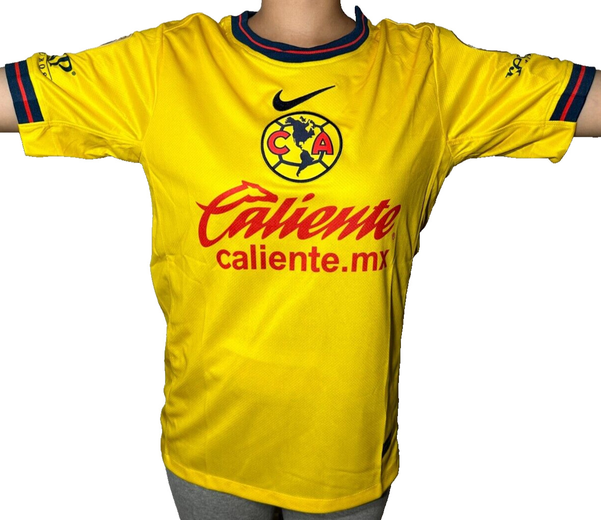 Mans Ame Extra Slim Fit Size M 2025 America Version FAN Amarilla Local