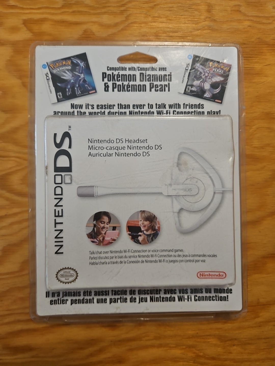 Nintendo DS Headset Microphone Hook On Ear Voice Command NEW IN BOX