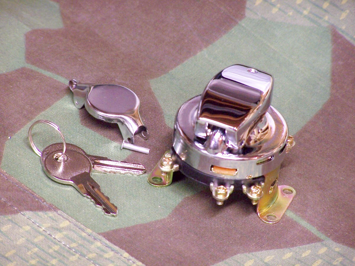 Knucklehead, Panhead, Shovelhead 5 Pole Mechanical Ignition Switch. 36 - 72