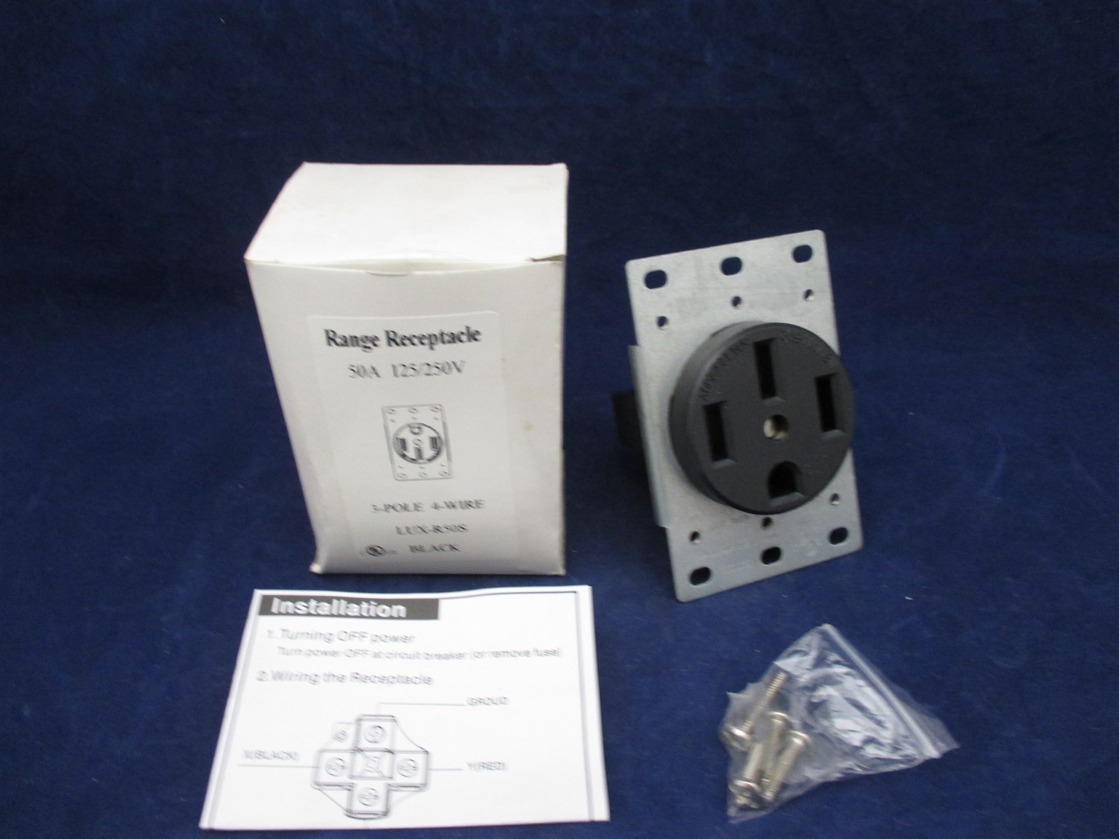 Arrow Hart Ranger Receptacle LUX-R50S NEMA 14-50R new
