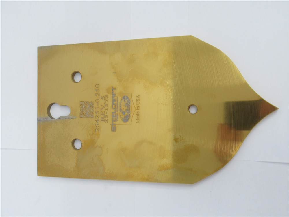 Steelcraft 264251-0.250, 25-1572, Steel Cut Off Blade 5-5/8" Wide, 9-3/4" Long