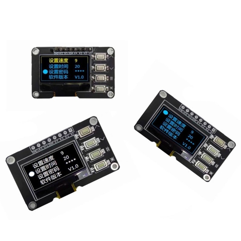 Miniature OLEDs Display 0.96inch 128x64 Resolution Wide Compatibility Low Energy