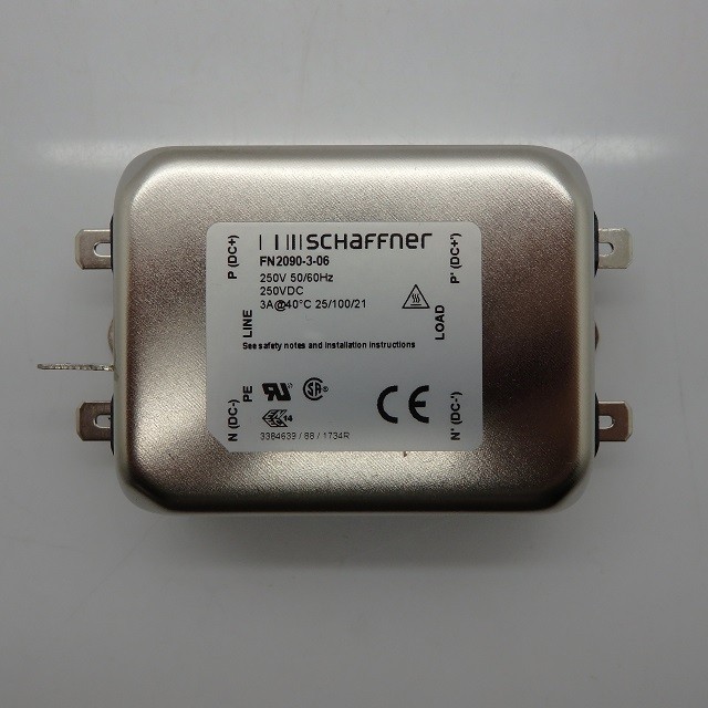 Schaffner FN2090-3-06 EMI 1-Ph 250VAC 3A Chassis Multi-Stage AC Filter