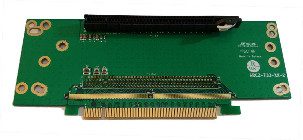 RC2PEX16B 2U 1-slot PCI-Express x16 riser card