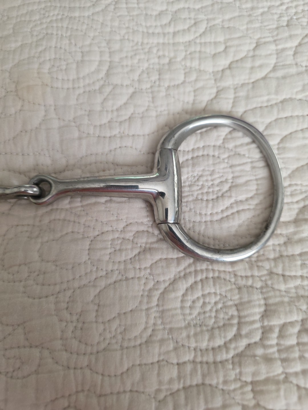 Korsteel Single Joint Eggbutt Snaffle Bit 5 Inch Solid