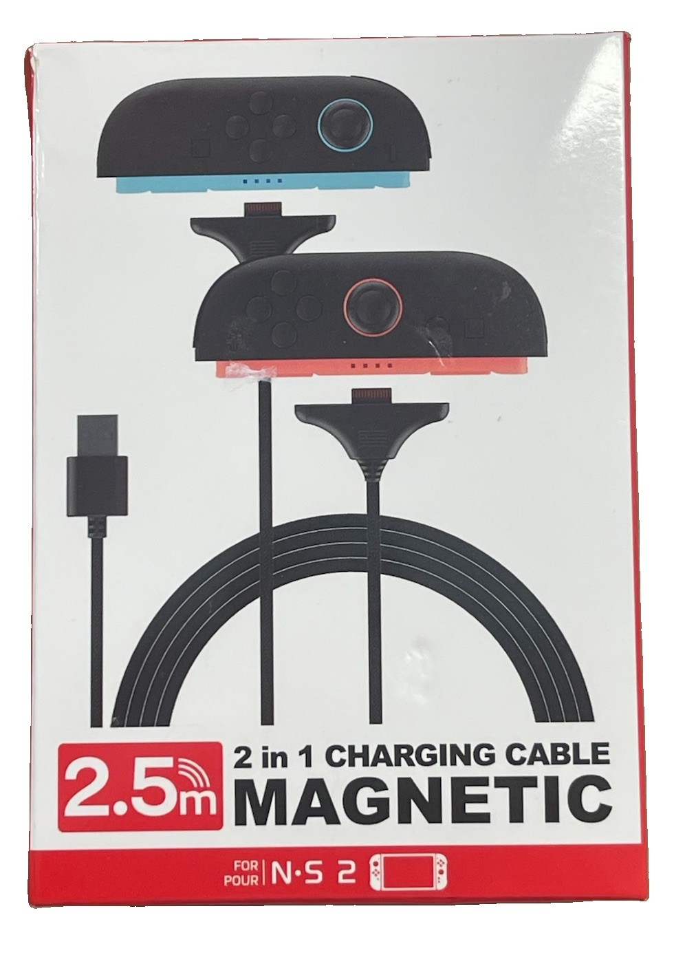 2 In 1 Switch 2 Flexible Nylon Charger  Cable Compatible W Nintendo Switch 2 NS2