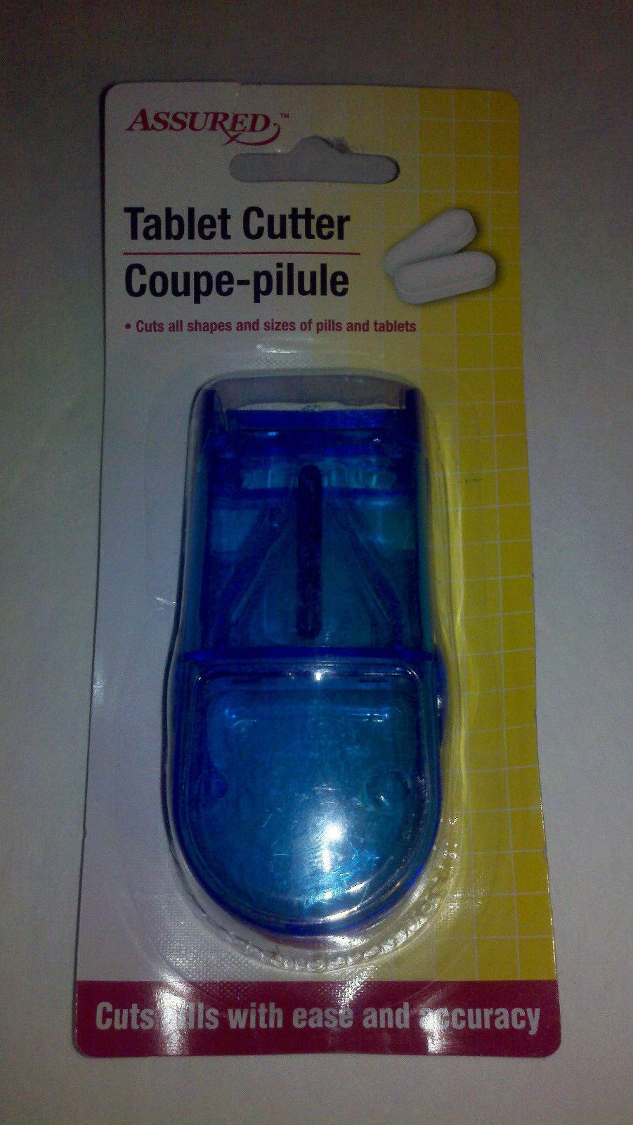 Medication Tablet Pill Cutter Cuts all Shapes and Sizes of Pills and Tablets New