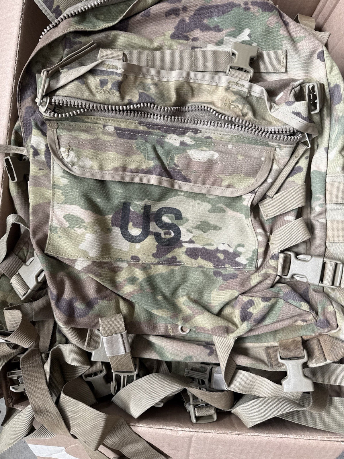 USGI MOLLE II ASSAULT PACK OCP/Multicam with STIFFENER