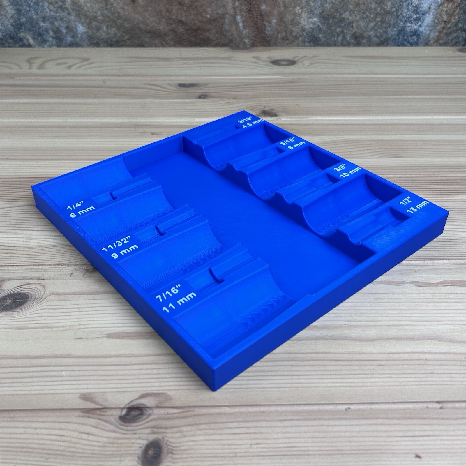 Organizer/Tray for KOBALT Nut Driver Set - Compatible with Model #87050 - Blue