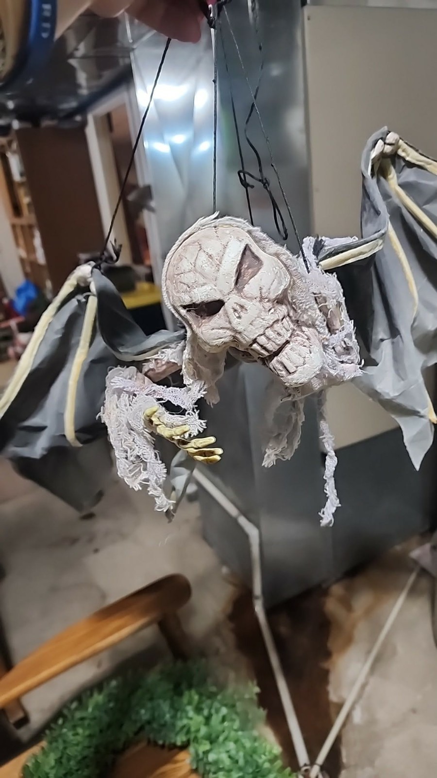 Rare 2000s Fun World "Hovering Demon" hanging prop Lot Of 6-- 18+ Inches