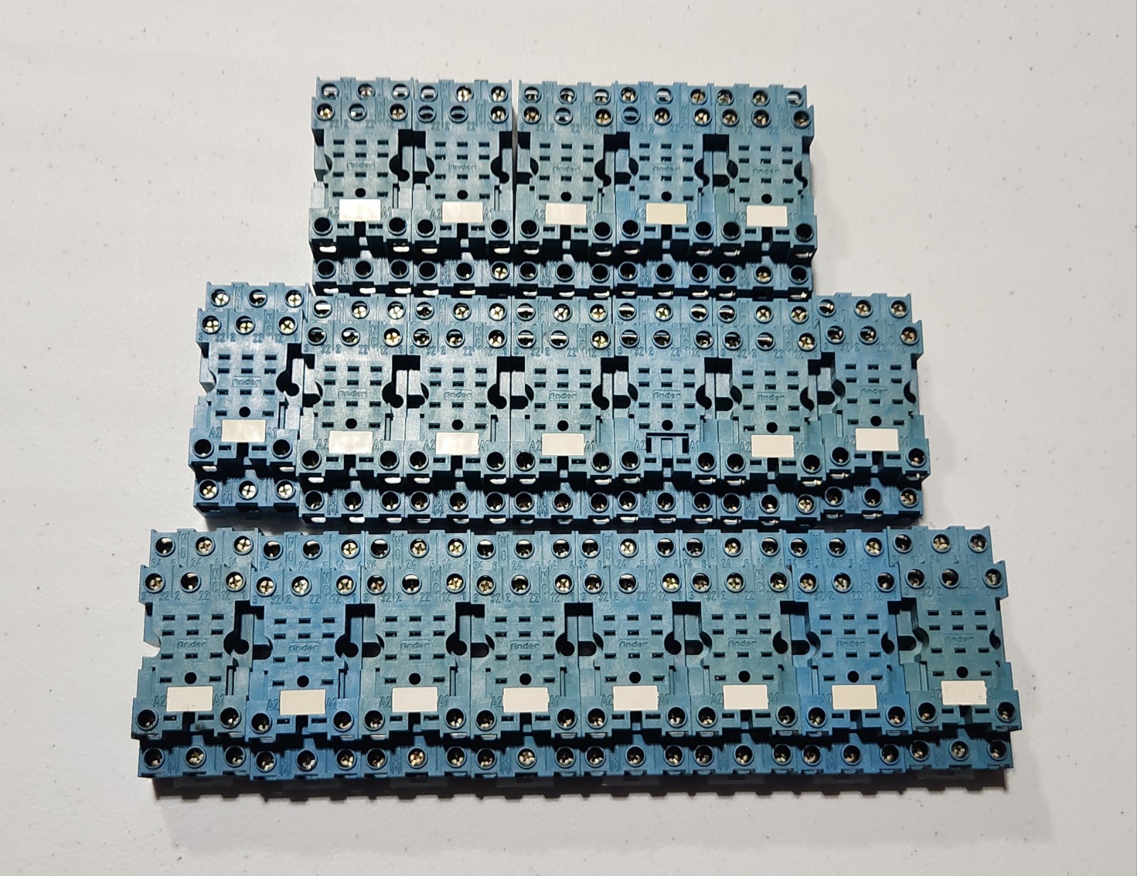Finder 94.73 Din Mount Relay Socket 10A 250V 11pin Lot of 20