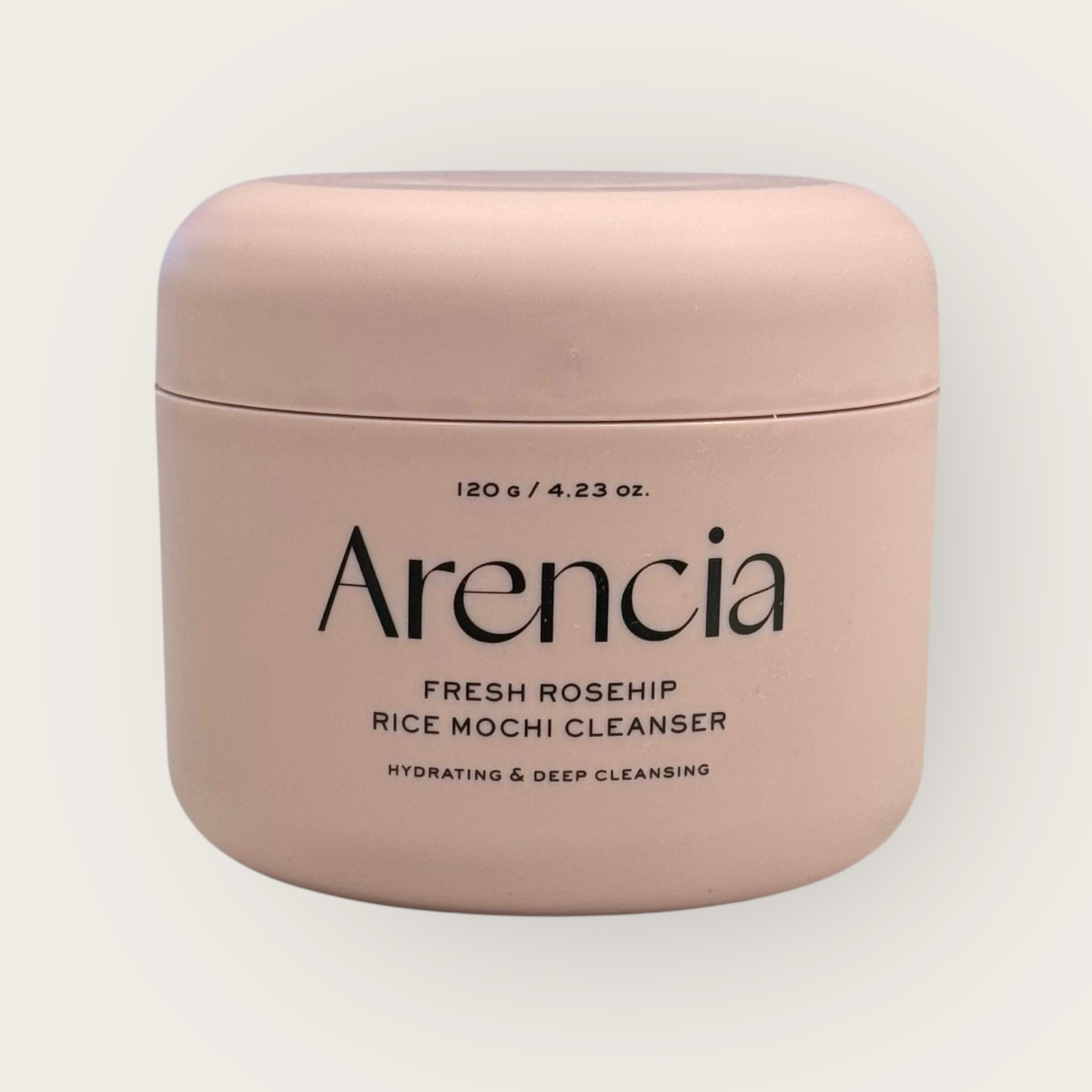 Arencia Rosehip Rice Mochi Cleanser 120g Gentle Hydrating Face Wash Vegan