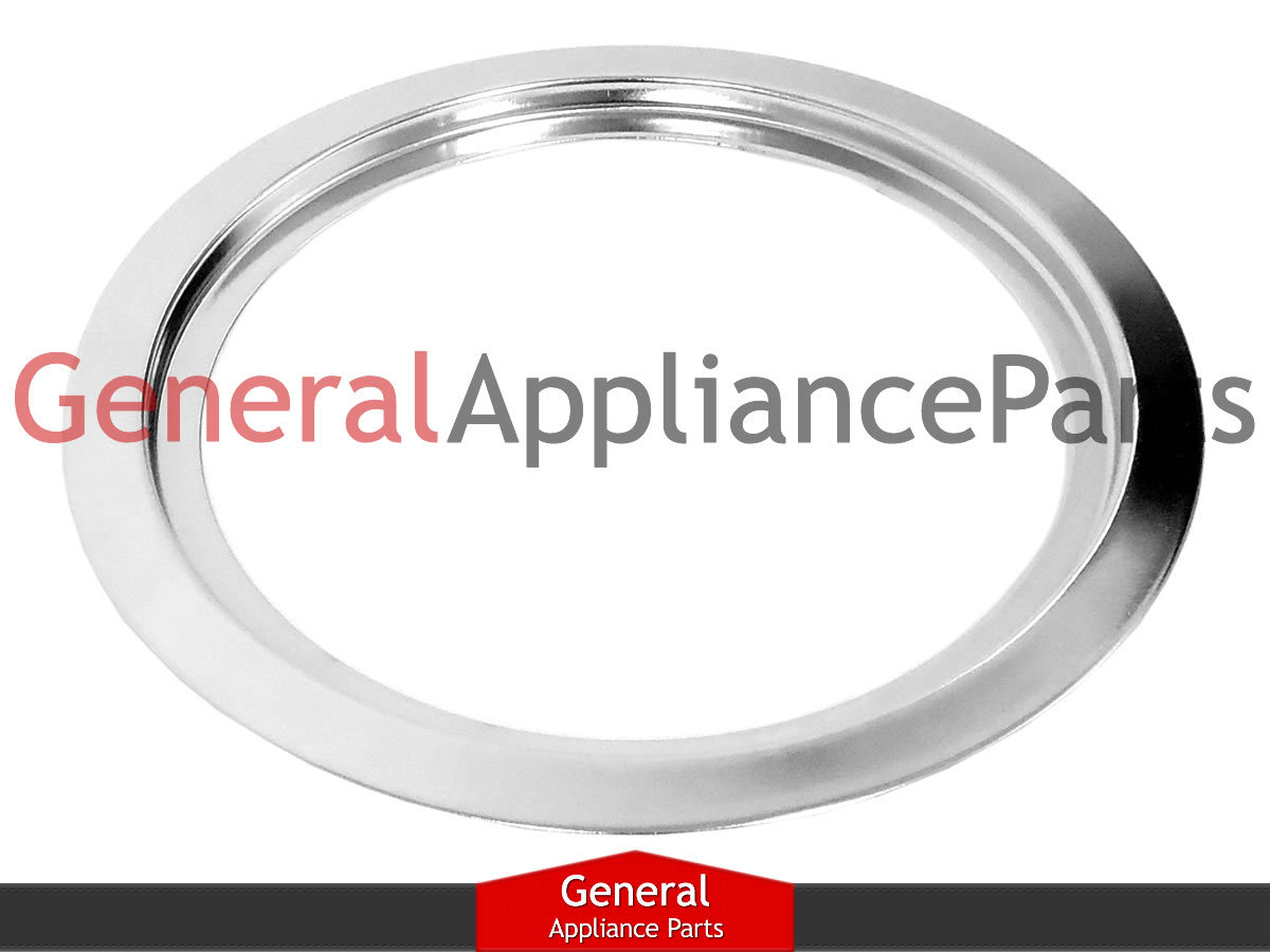 Stove Range 6" Chrome Burner Drip Ring Fits Whirlpool Estate KitchenAid Kenmore#