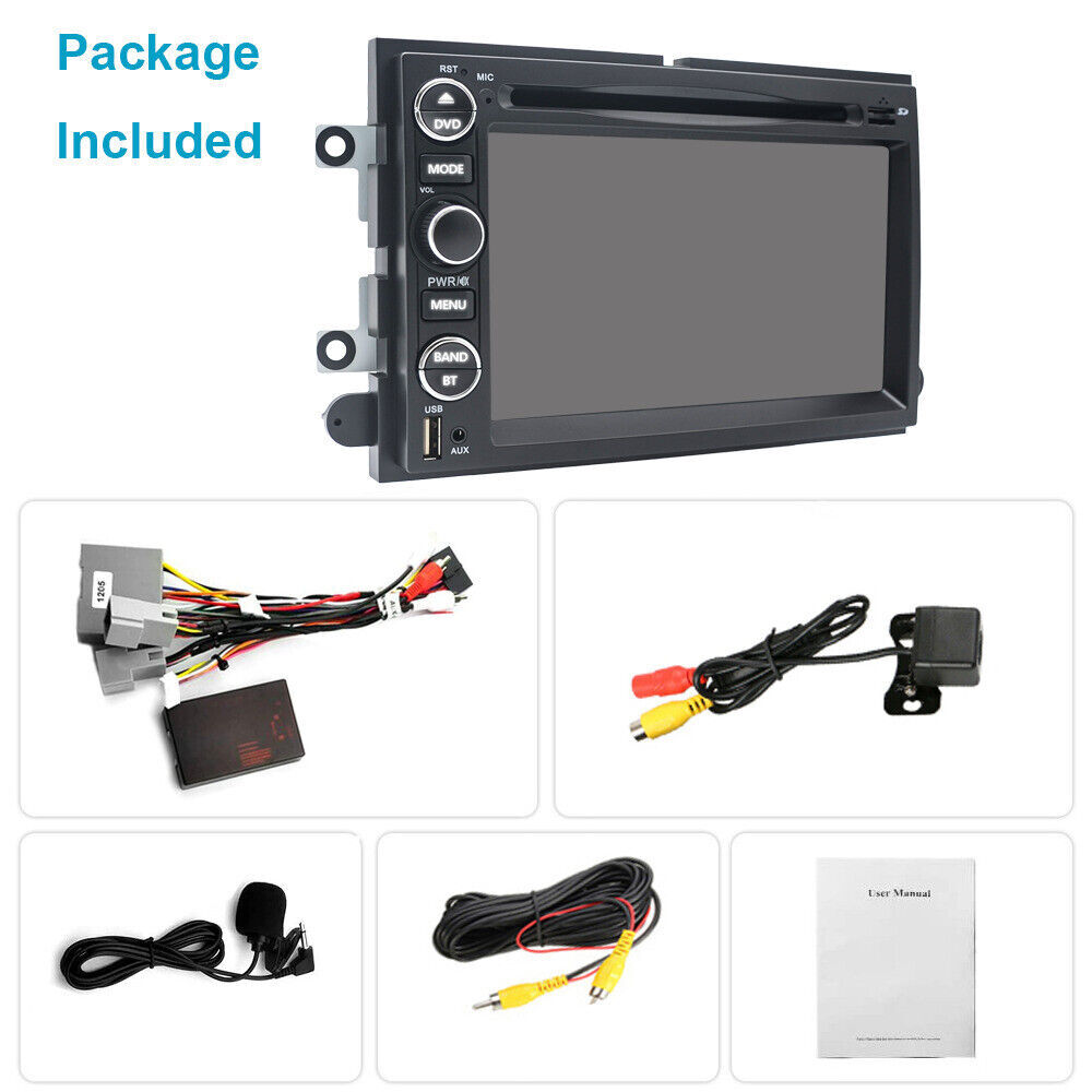 For 2004-2008 Ford F150/250 Car DVD CD Player Stereo Radio with Carplay Back Cam