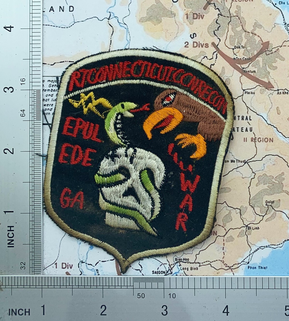 patch , USSF MACV SOG CCN  Recon Team Connecticut Vietnam war patch , t5-870