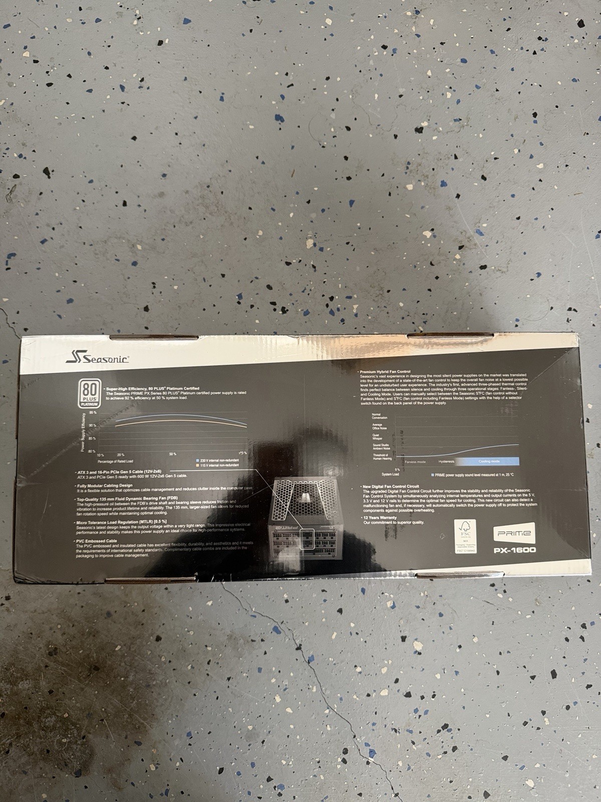 1600w Seasonic Prime PX-1600 ATX 3.1 80+ Platinum Fully Modular Power Supply