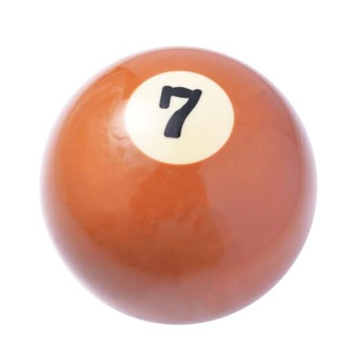 Brown 7-Pack Billiard Ball Shift Gear Knobs - Stick Shifter Knob