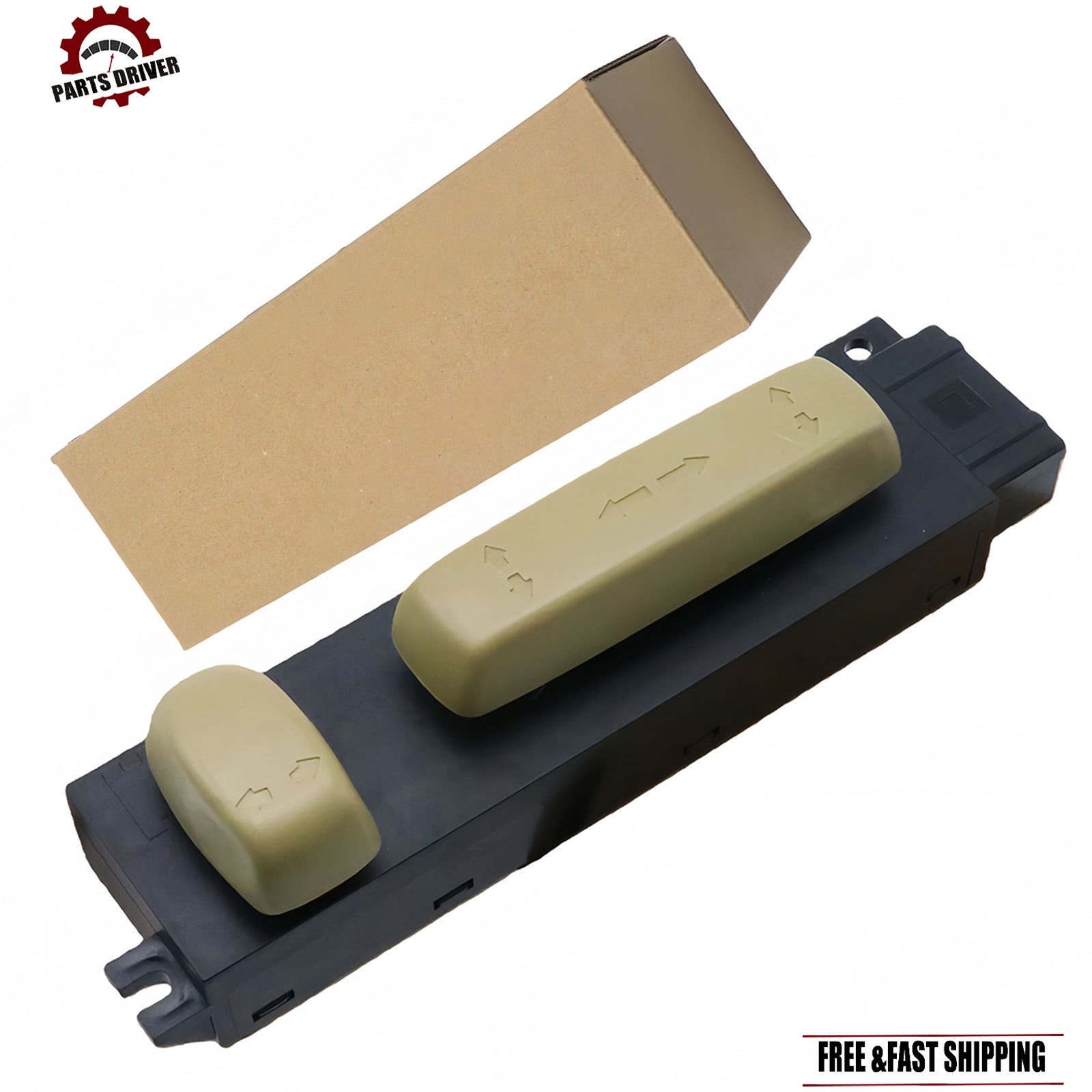For HONDA ACCORD 2003-2020 New Left Power Seat Switch Control with BEIGE Knobs