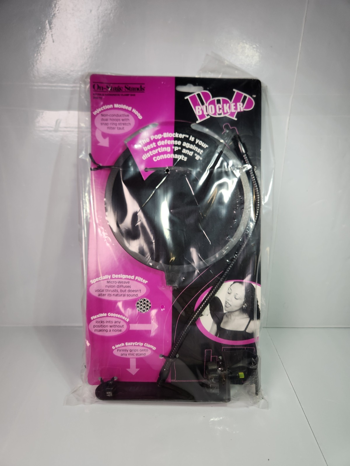 On-Stage Stands Gear Pop Blocker ASVS6-GB