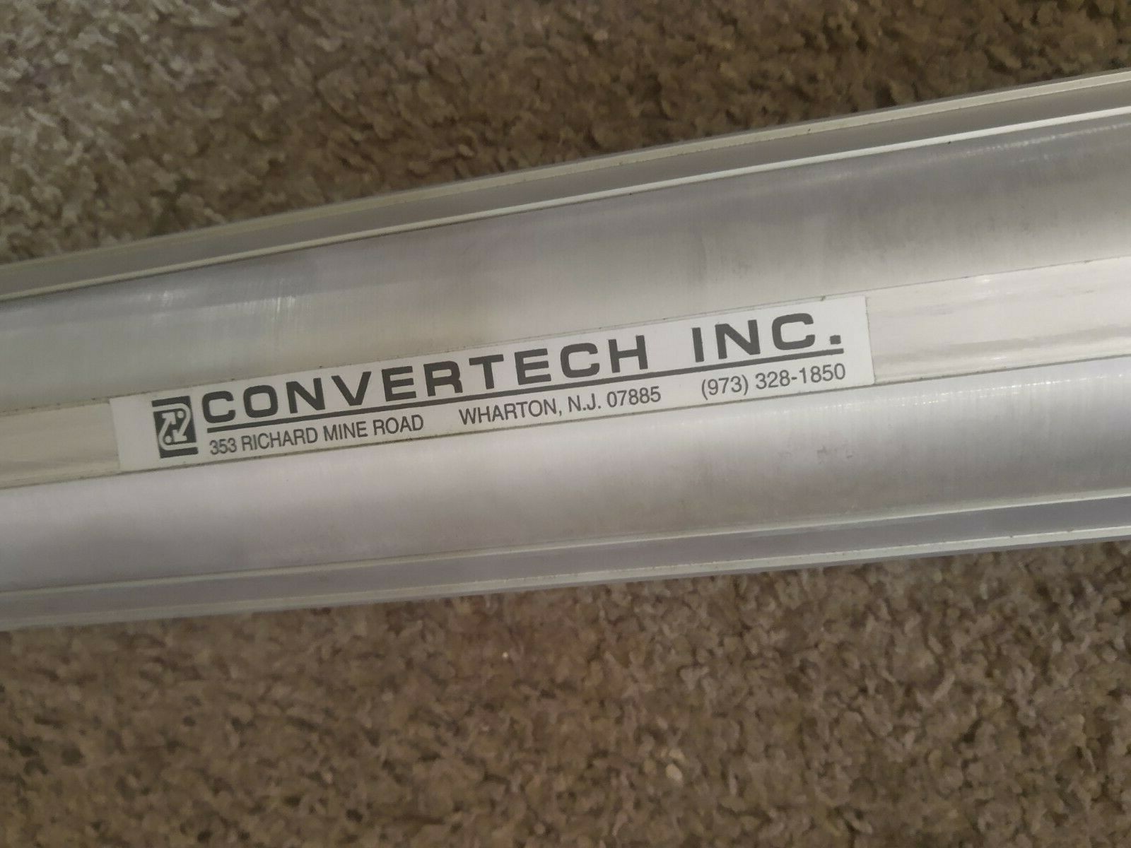 NEW Convertech Web Laminating Chuck Shaft Air 24" LONG x 3" dia. 03600028 304234