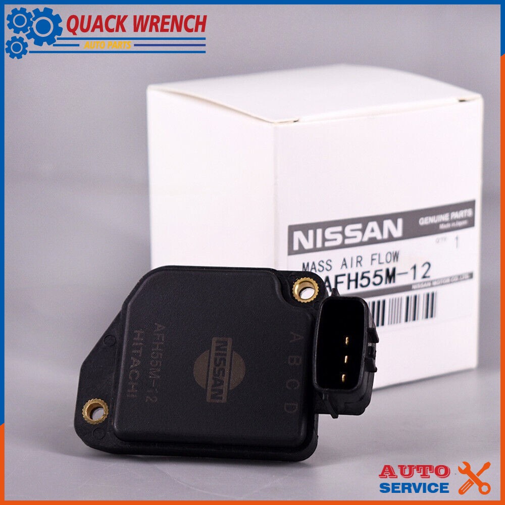 BRAND NEW OEM HITACHI Mass Air Flow Sensor For 1996-2004 Nissan Truck AFH55M-12！