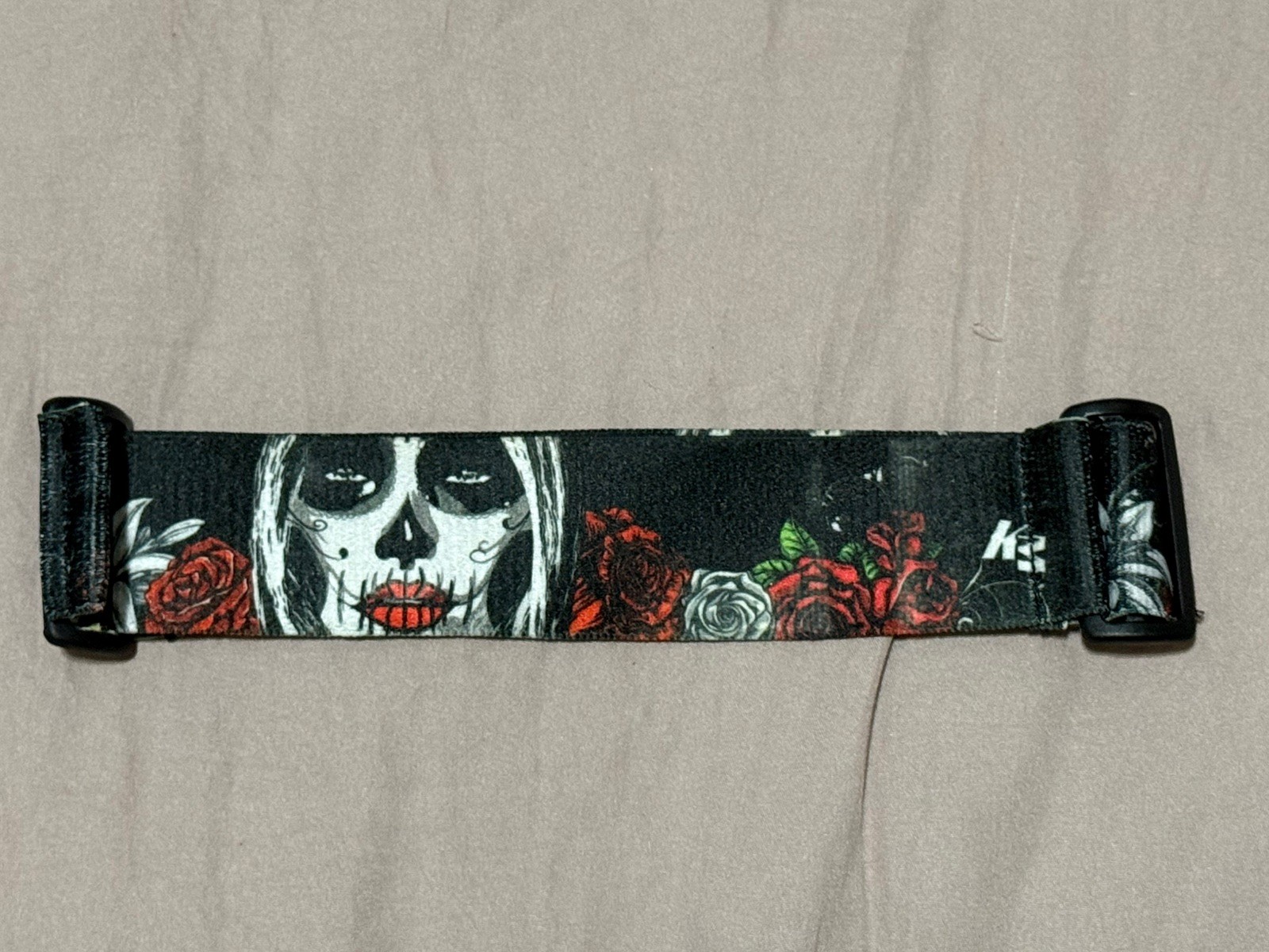 KM Paintball Universal JT Goggle Strap - Day of the Dead