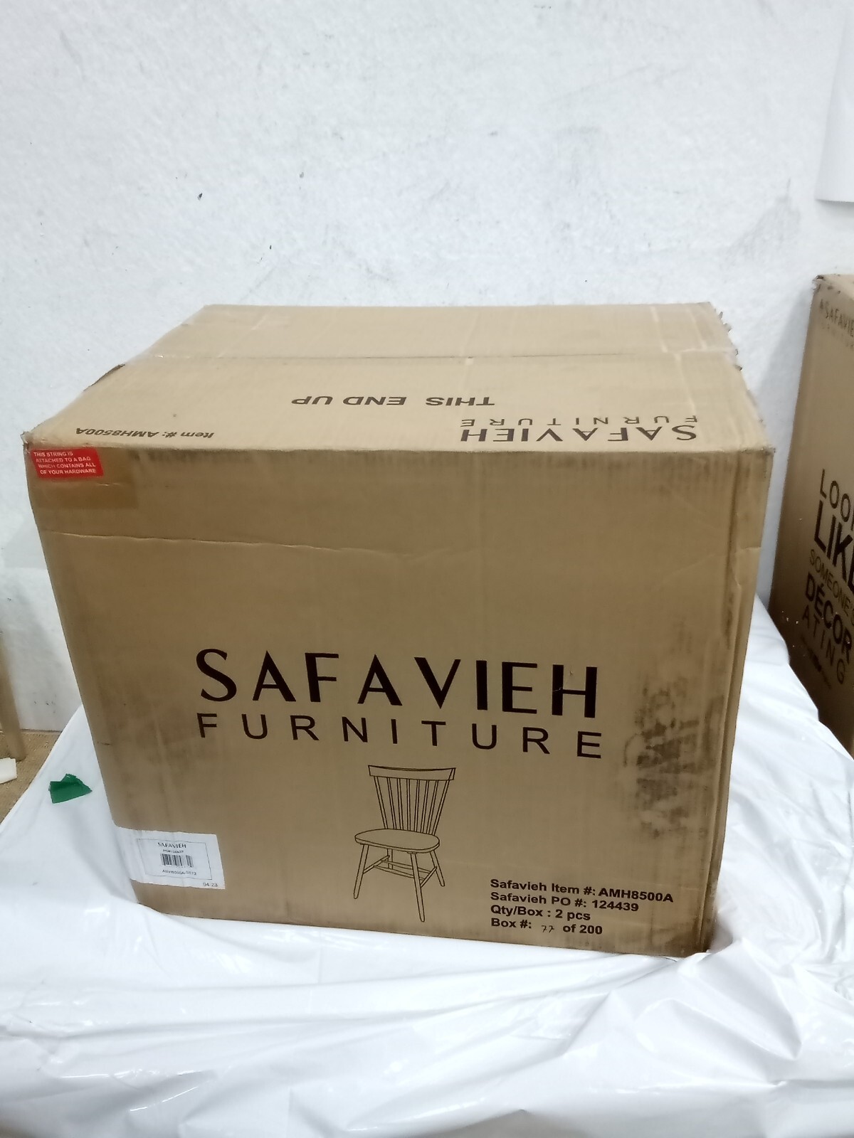 Safavieh PARKER SPINDEL SIDE CHAIR, Reduced Price 2172724477 AMH8500A