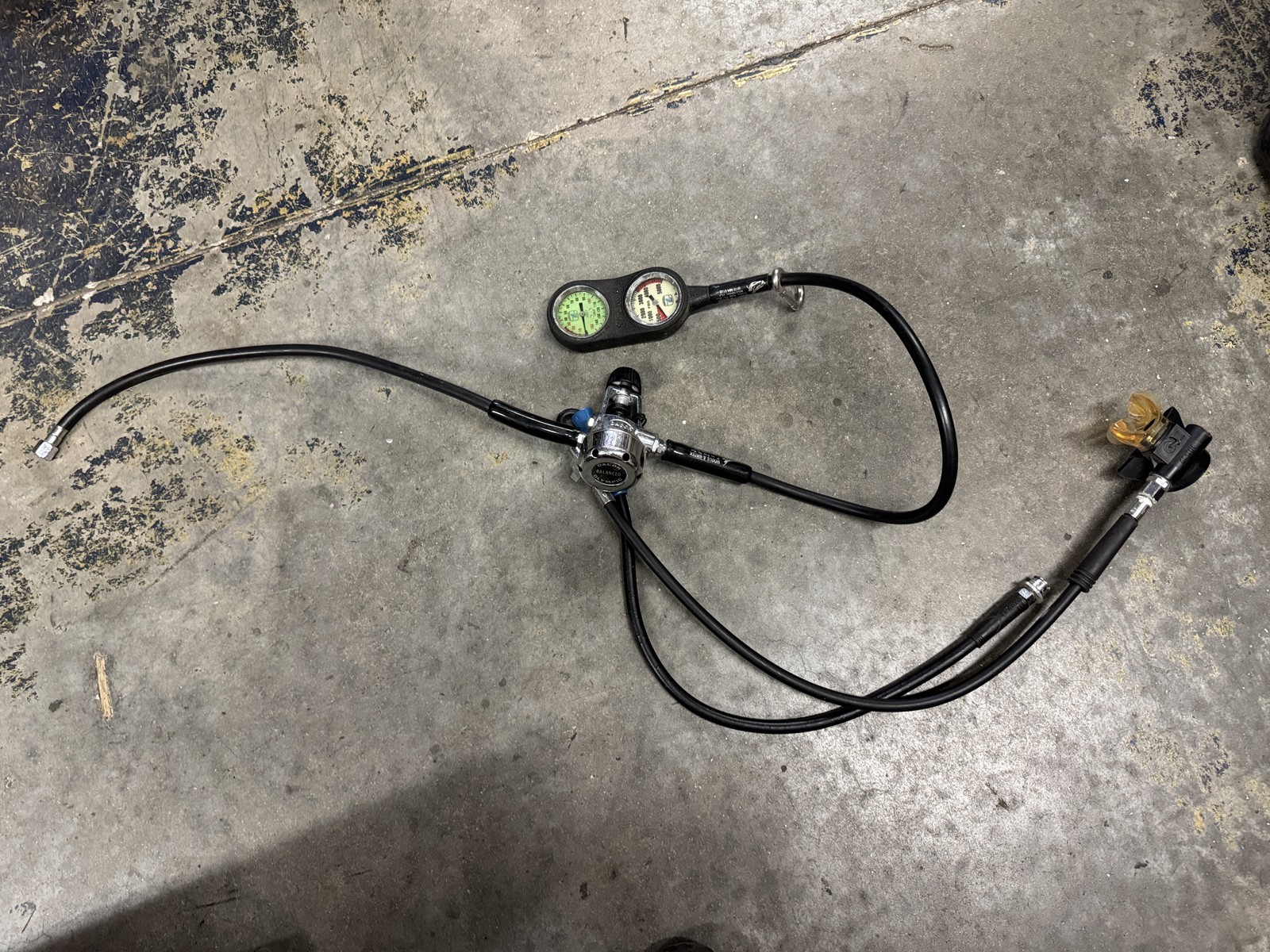 Dacor Olympic Regulator W/ Sherwood Scuba Gauge *Untested*