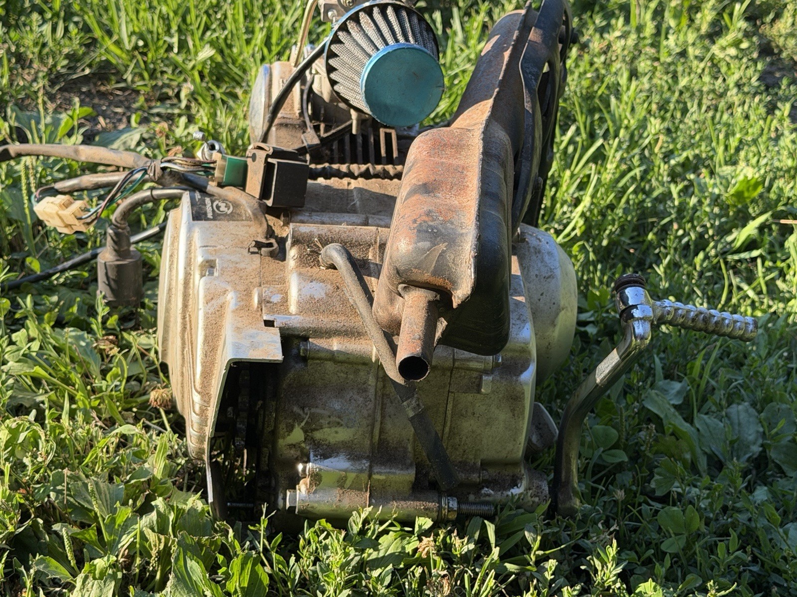 Baja 50cc 4-Stroke Engine Motor RUNS GOOD Missing Shaft