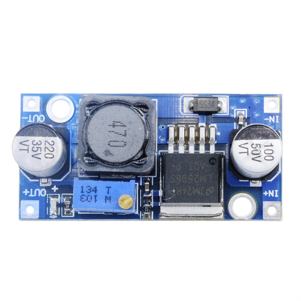 5PCS LM2596 DC-DC Step-down Adjustable Power Supply Converter Module 1.25V-35V