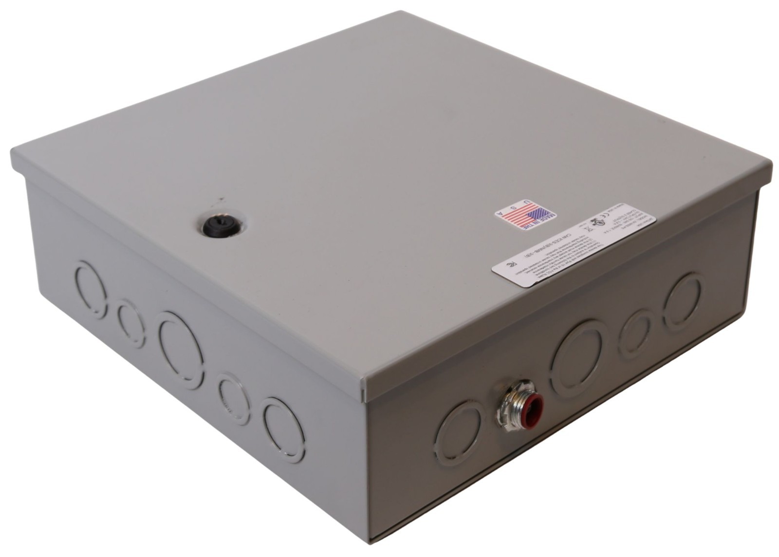 IP-based control panel with poe splitter