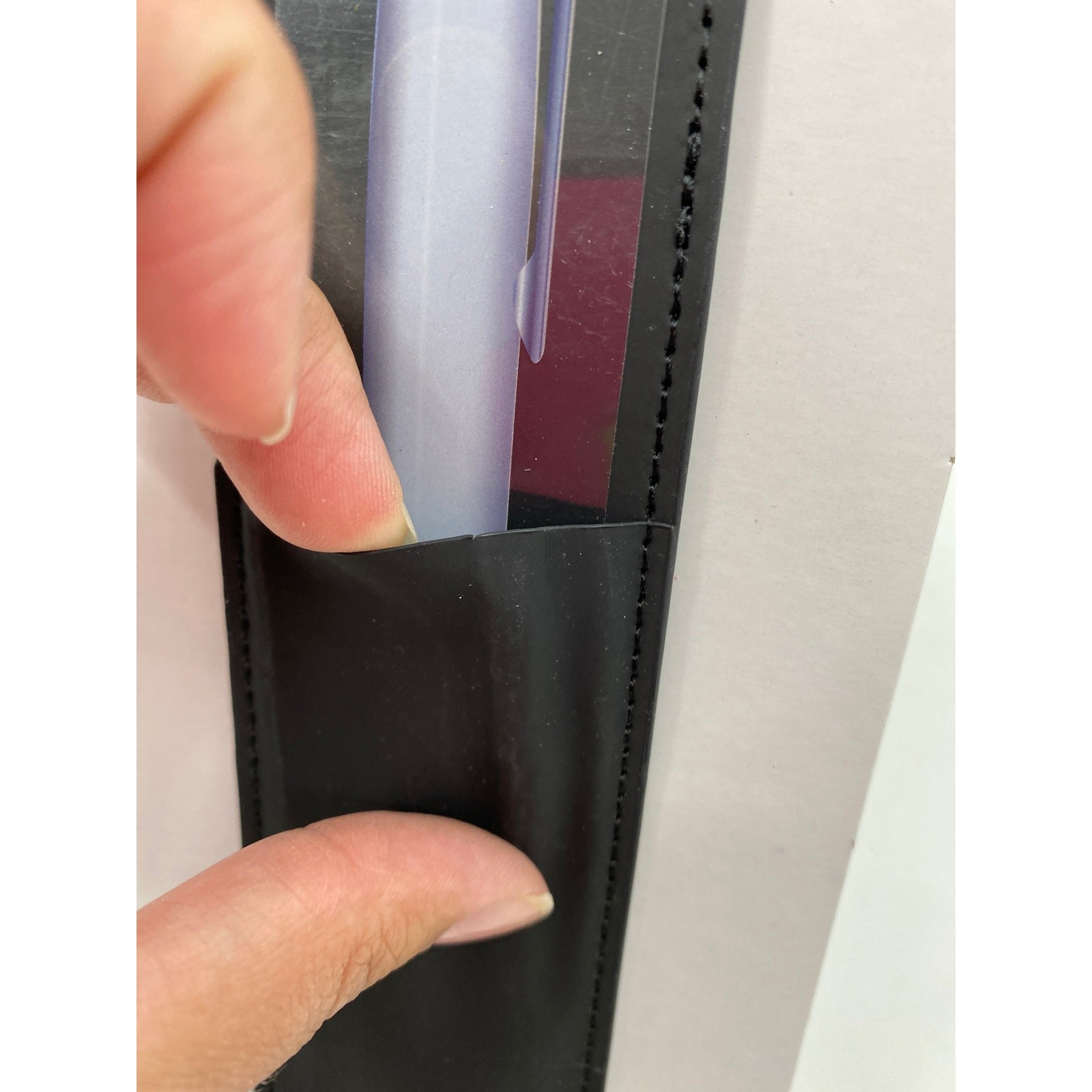 Notebook Accessory Pen Holder for use with Notebooks & Journals NEW Black
