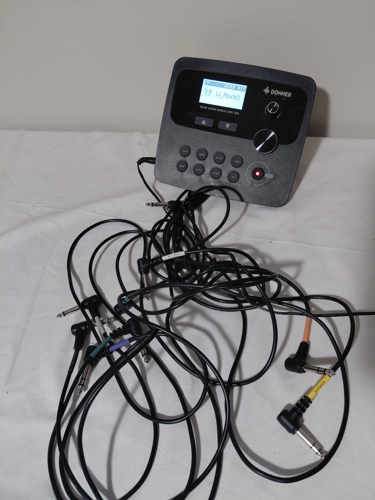 Donner DED-300 Electric Drum Module Brain With Wire Harness