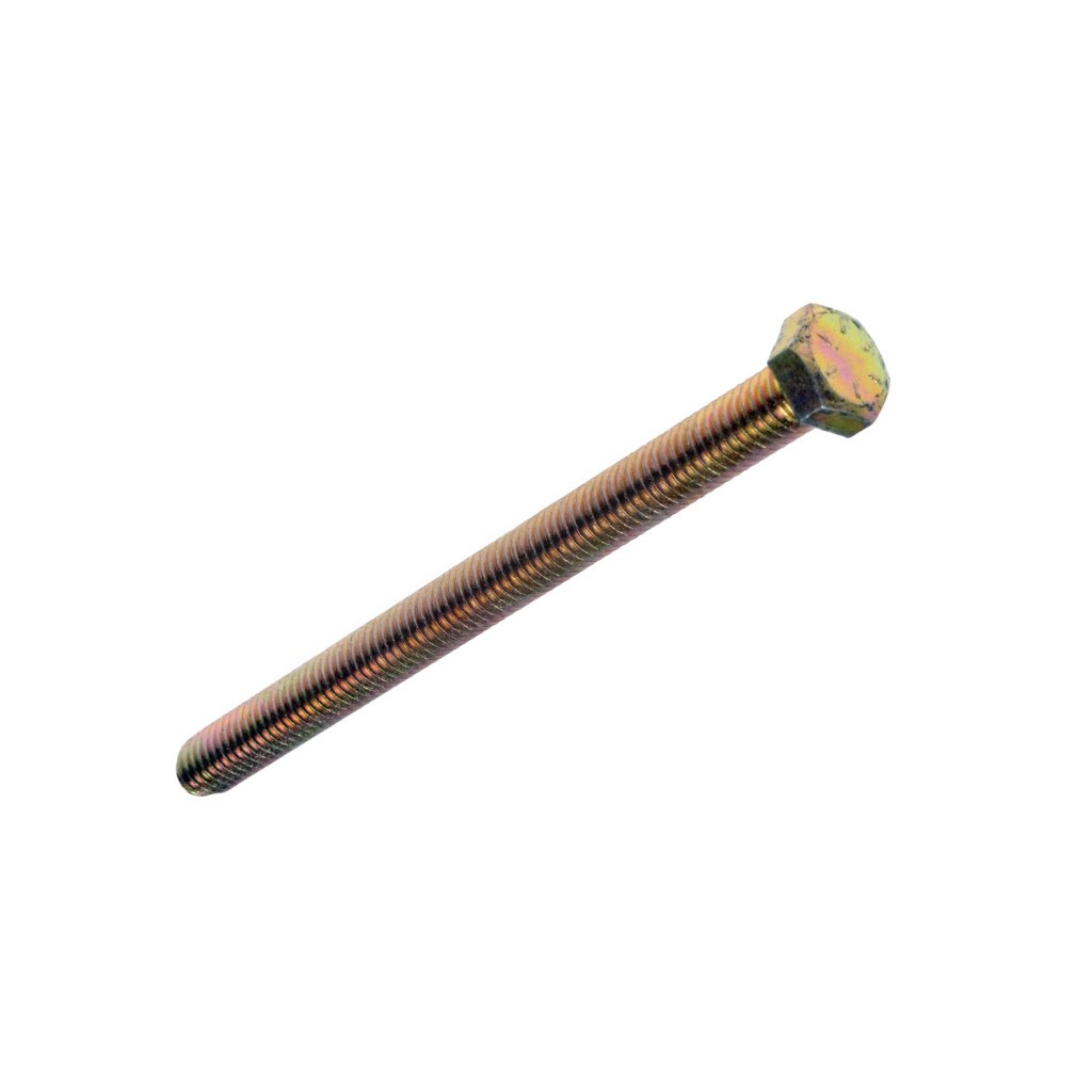 Hex Bolt | Steel Material | Yellow Zinc Finish | Hex Head Drive | Medium Thread