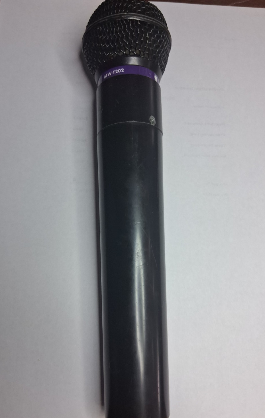Audio-Technica ATW-T202 handheld wireless microphone only