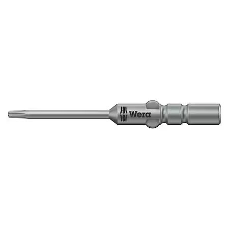 Wera 05135404001 Power Bit, Sae, 4Mm, Hios, T5, 1-9/16", Pk10