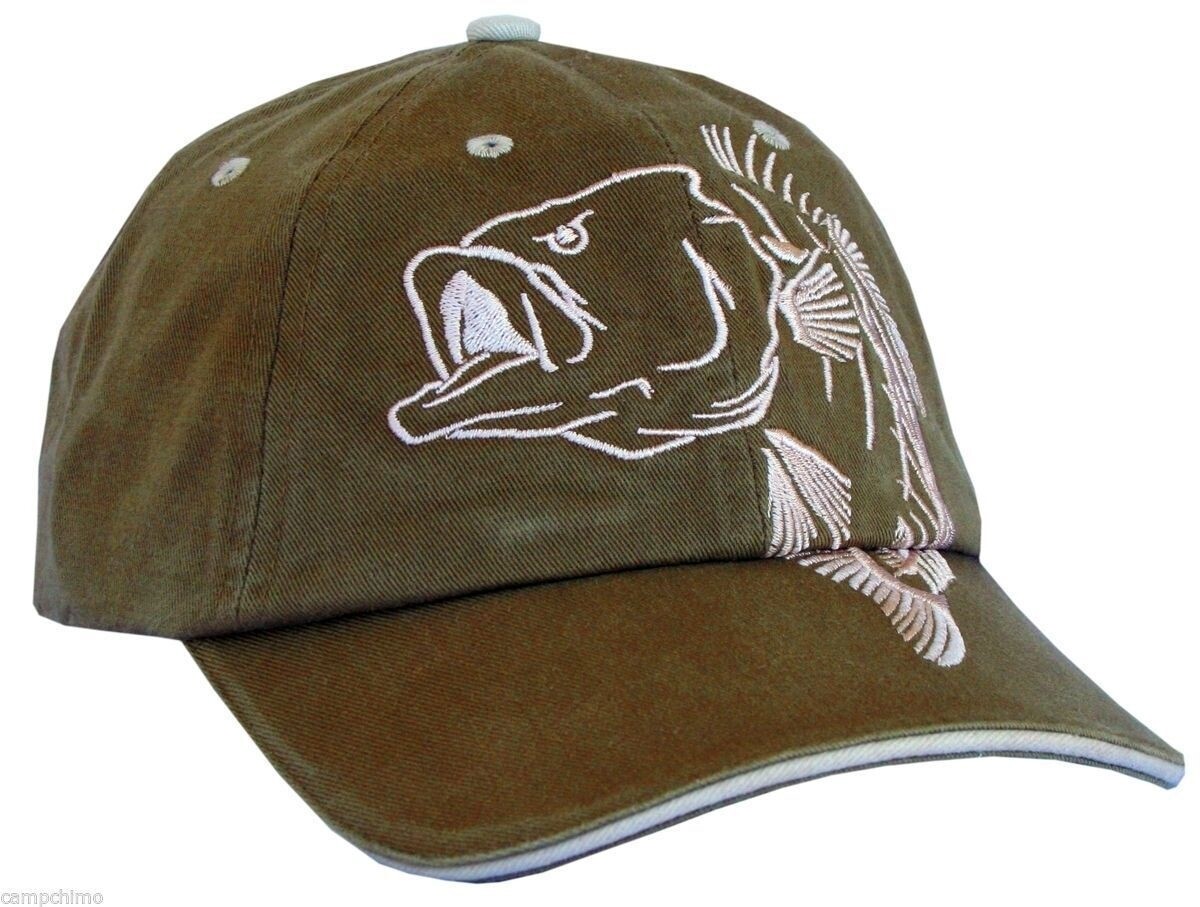 CAP - NATIVE SUN SPORTS OLIVE BASS JUMBO FISHING HAT GRGF-11JC-2 BASS
